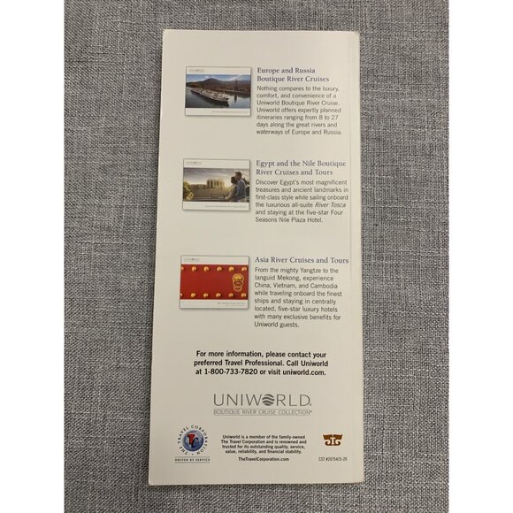 Uniworld 2013 Cruise Companion & Shore Excursions Booklet - Picture 3 of 3